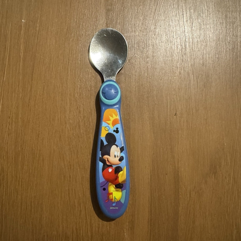Disney Mickey Spoon - Tomy The First Years - Children's‎ Cutlery Utensils Blue